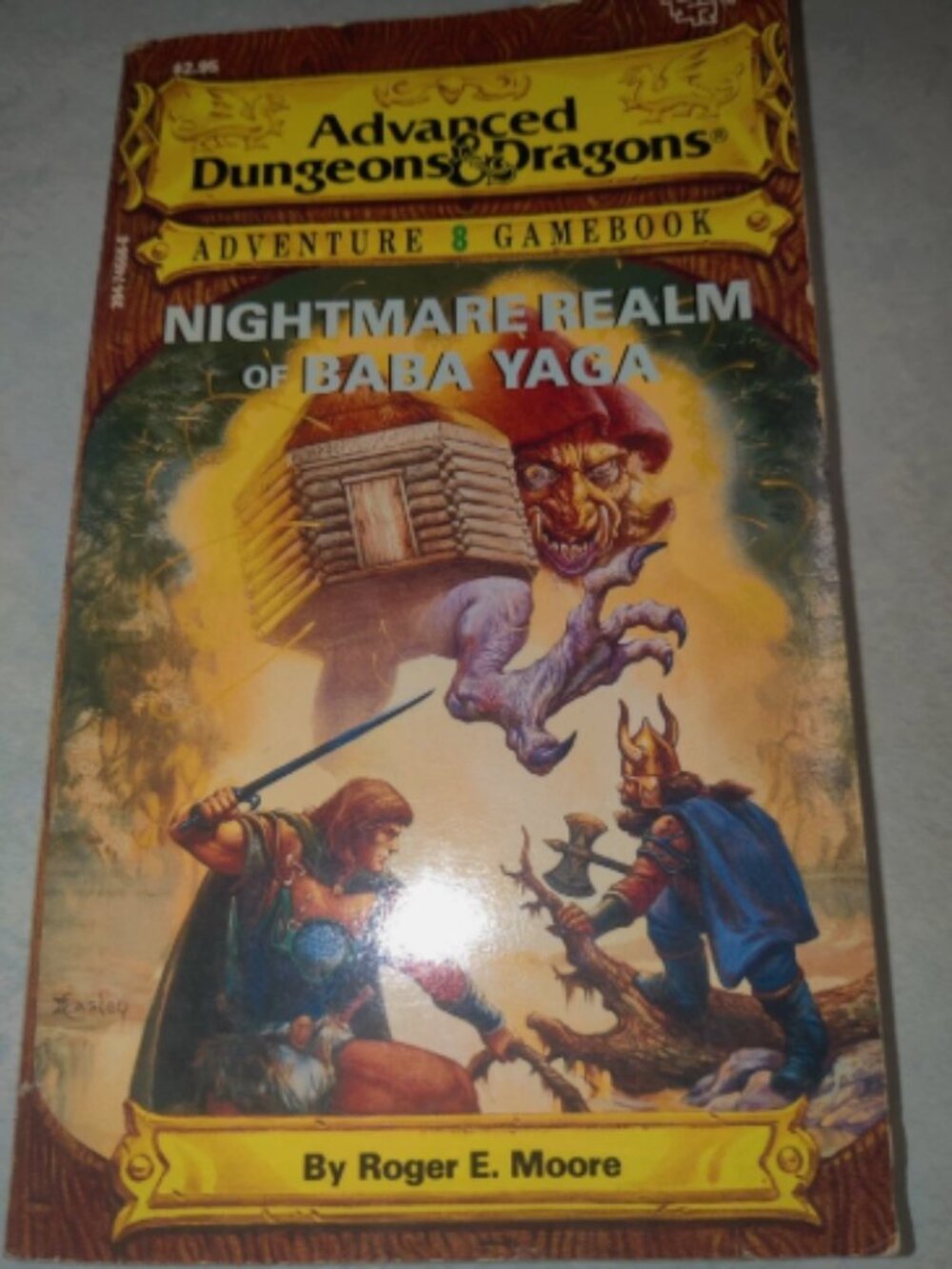 AD&D Adventure Gamebook #8: The Nightmare Realm of Baba Yaga Very Good Condition